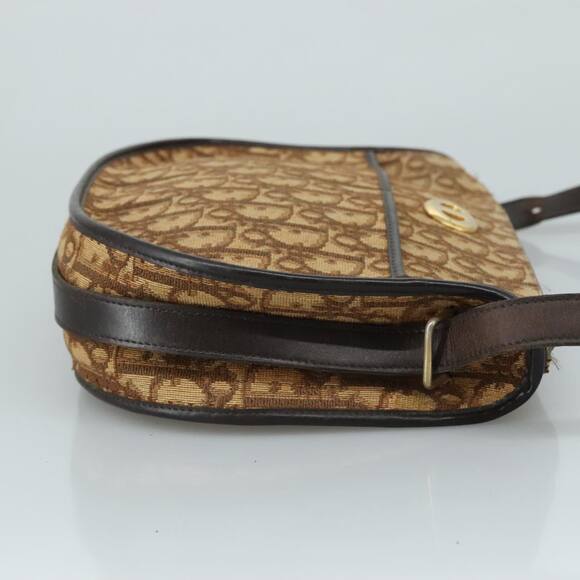 DIOR Trotter Canvas Shoulder Bag Brown - Picture 4 of 12